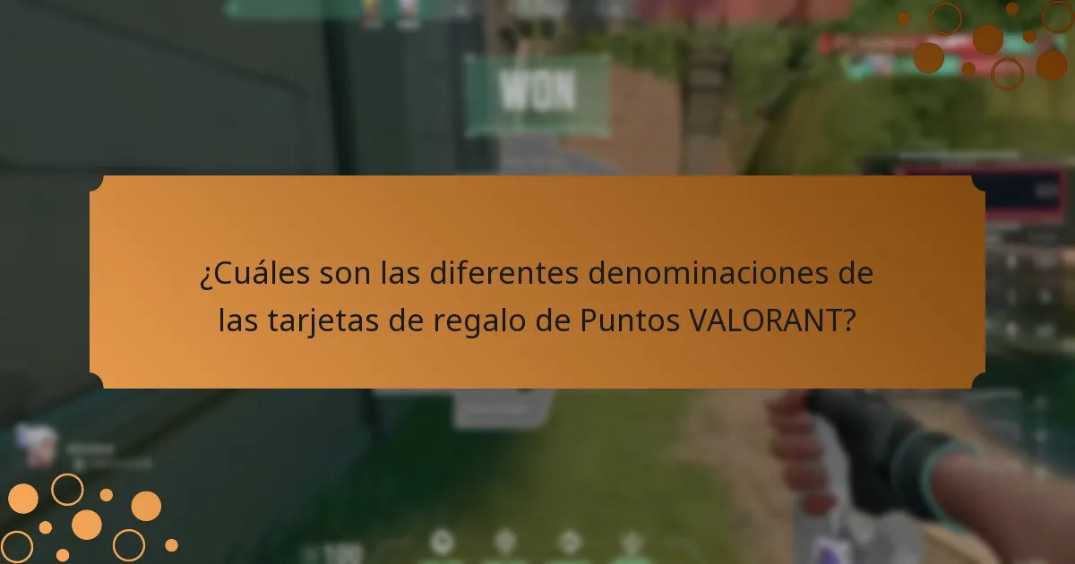 ¿Dónde puedes comprar tarjetas de regalo de Puntos VALORANT?