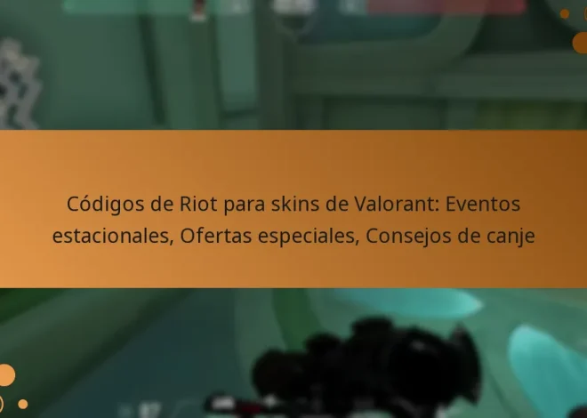 Códigos de Riot para skins de Valorant: Eventos estacionales, Ofertas especiales, Consejos de canje