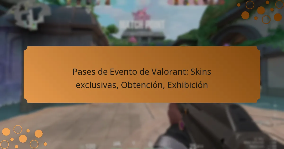 Pases de Evento de Valorant: Skins exclusivas, Obtención, Exhibición